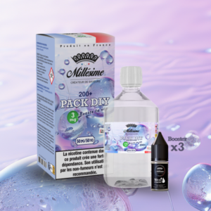 Packs Diy 50/50 par Millésime - 200 ml, 03 mg