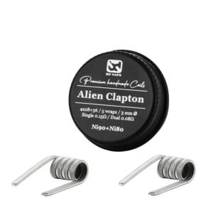Coils Alien Clapton Ni80+Ni90 (x2) Handmade BD Vape