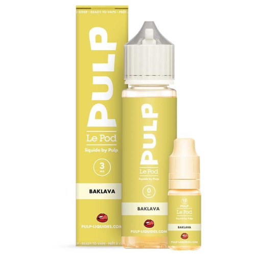 Pack 60ml Baklava Le Pod liquide par PULP